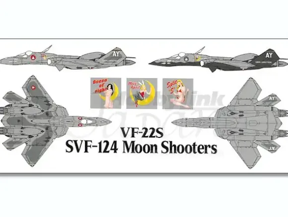 1/72 VF-22S SVF-124 Moon Shooters