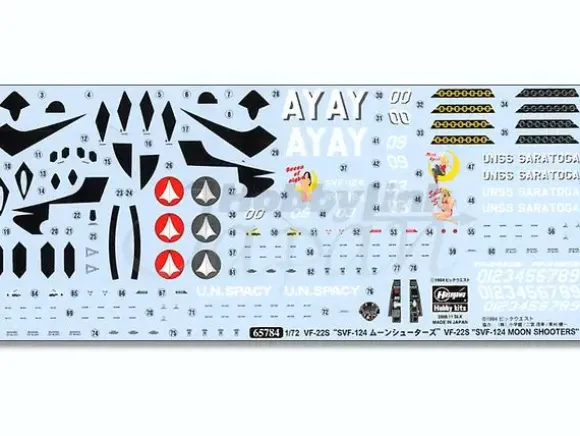 1/72 VF-22S SVF-124 Moon Shooters