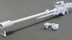 1/144 Vifam: RC Berg Vifam Support Kit Series Resin Cast Assembly Kit FAM-LG-03 Rifle for Round Vernian