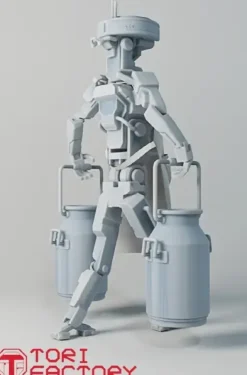 1/35 Worker Robot 2 Kazan Robo Tech PpT-800 Carry a Milk Churn