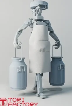 1/24 Worker Robot 2 Kazan Robo Tech PpT-800 Carry a Milk Churn