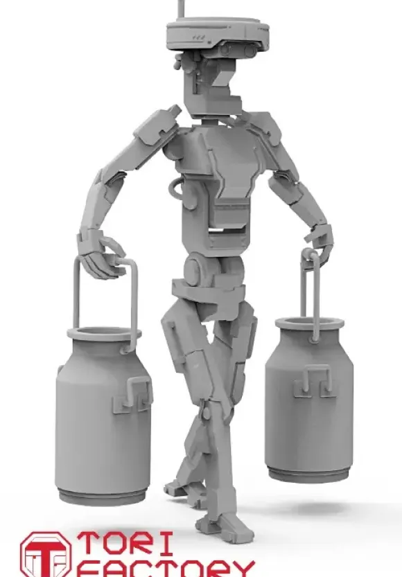 1/24 Worker Robot 2 Kazan Robo Tech PpT-800 Carry a Milk Churn