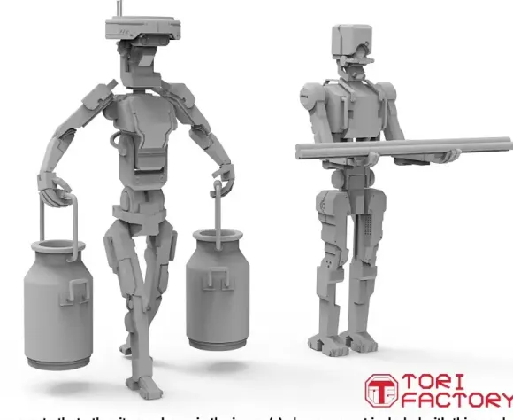 1/24 Worker Robot 2 Kazan Robo Tech PpT-800 Carry a Milk Churn