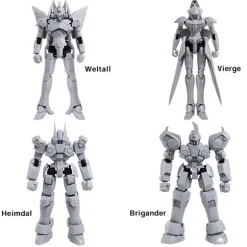 1/144 Xenogears Structure Arts Plastic Model Kit Series Vol.1 All 4 Types Box