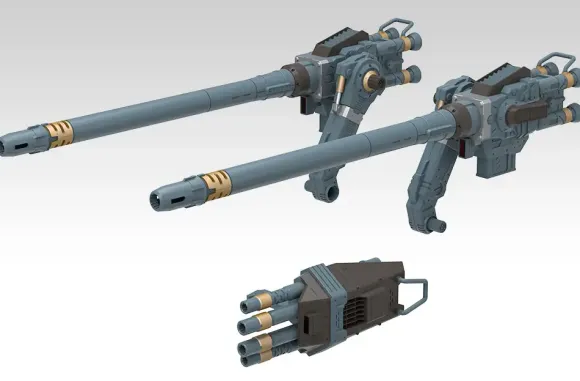 1/72 Zoids Customize Parts Gojulas Cannon Set (Reissue)
